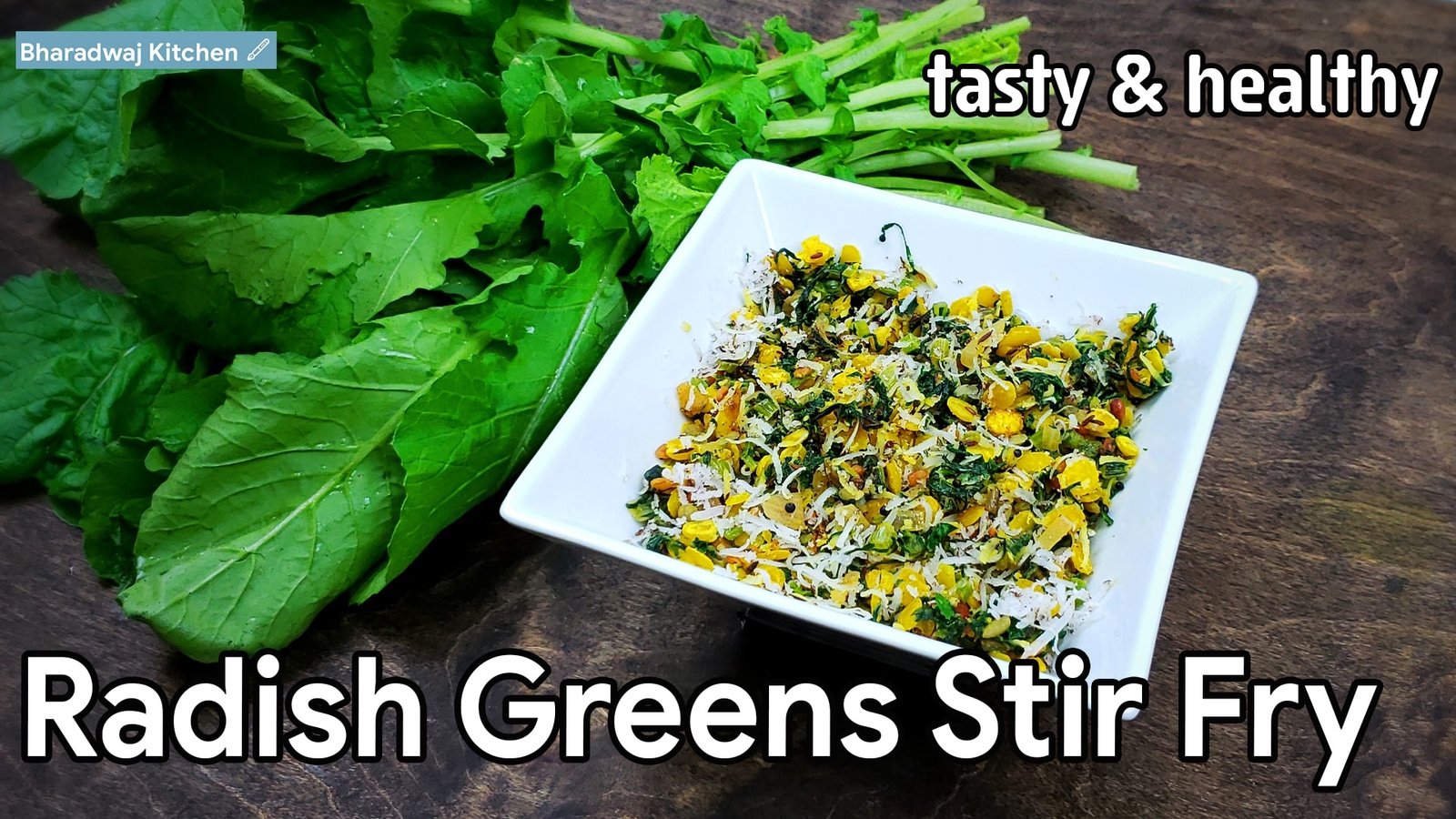 Radish greens recipe Radish Poriyal Radish benefits How to cook